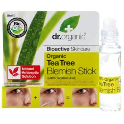 Barra para acne árbol del té orgánico 8 ml, Dr. Organic