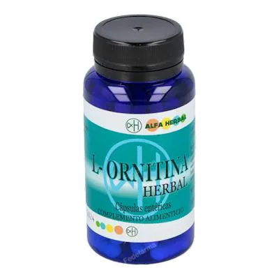 L-ornitina 90 cápsulas, Alfa Herbal
