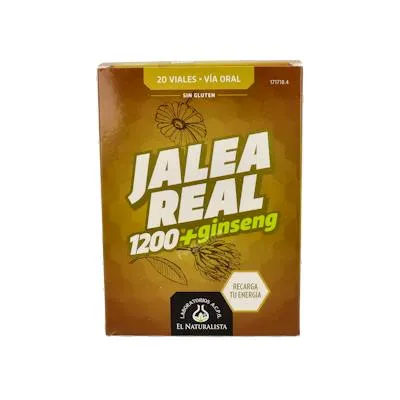 Gelée royale mit Ginseng 20 Fläschchen, El Naturalista