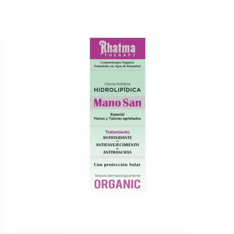 Mano san crema manos 100 ml, Rhatma