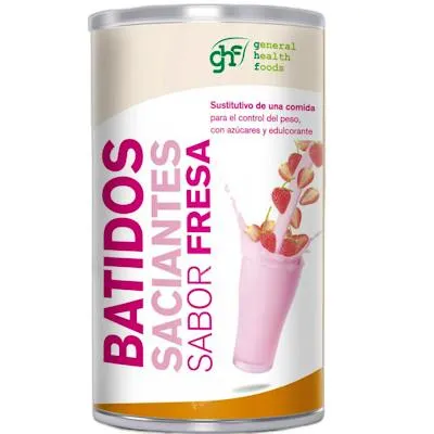 Batidos saciantes polvo sabor fresa 700 g, Ghf