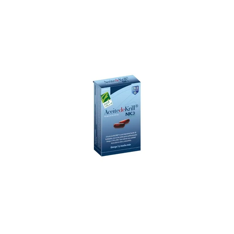 Aceite de krill 100%natural 40 perlas, 100% Natural