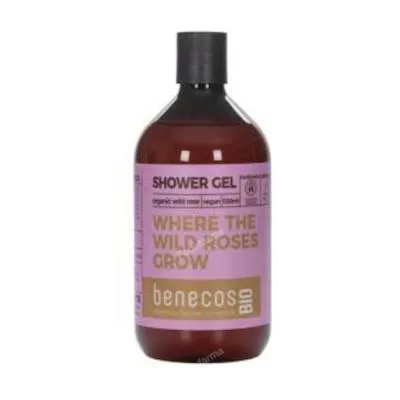 Gel de baño rosa mosqueta BIO 500 ml, Benecos