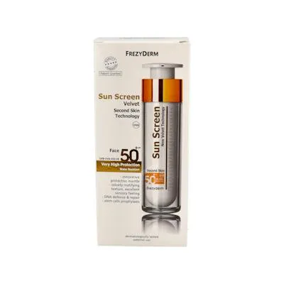 Sun screen SPF 50+ crema facial solar 50 ml, Frezyderm