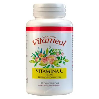 Vitamina C 1000 mg liberacion sostenida 100 comprimidos, Vitameal