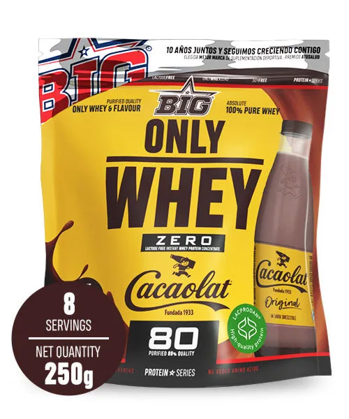 Only whey concentrado proteína cacaolat 250 g, Big