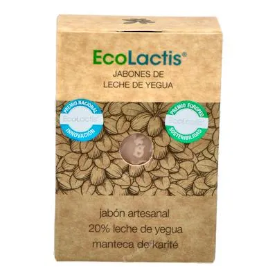 Zeep 20% merriemelk en sheaboter 100 g, Ecolactis