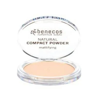 Polvos compactos porcelain 9 g, Benecos