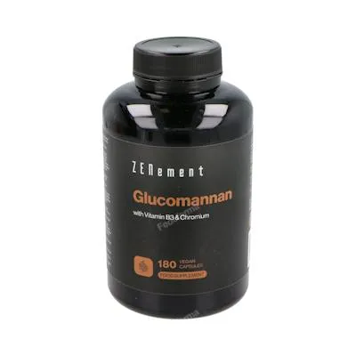 Glucomanano con B3 y cromo 180 cápsulas, Zenement