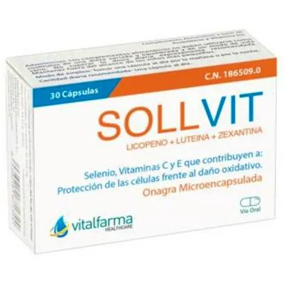 Sollvit 30 cápsulas, Vitalfarma