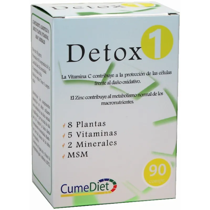Detox 1 90 comprimidos, Cumediet