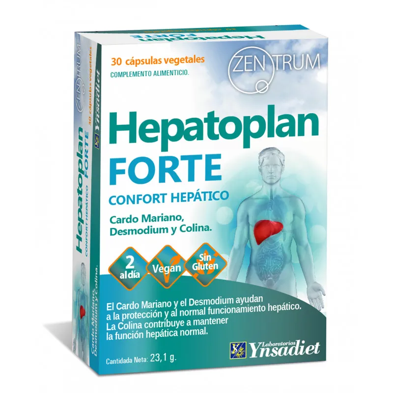 Hepatoplan forte 30 cápsulas, Zentrum