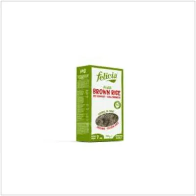 Fusilli de arroz integral sin gluten BIO 250 g, Felicia