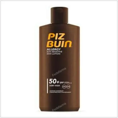 Allergy loción solar SPF 50+400 ml, Piz Buin