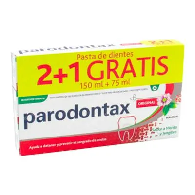 Original 3 uds. menta y jengibre 75 ml, Parodontax