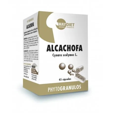 Alcachofa De 400 mg 45 cápsulas, Waydiet