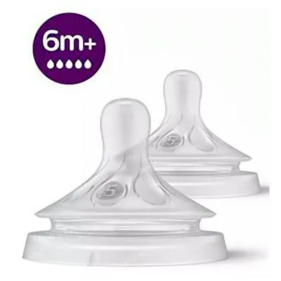 2 tetinas natural response T5 + SCY965/02 6 ml, Avent