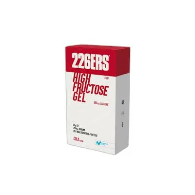 Doos 6 st. high fructose gel caffeine cherry 160 mg 80 g, 226ers