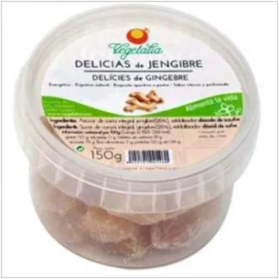 Delicias de jengibre caramelos de goma BIO 150 g, Vegetalia