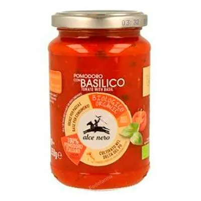Salsa de tomate con Albahaca BIO 350 g, Alce Nero