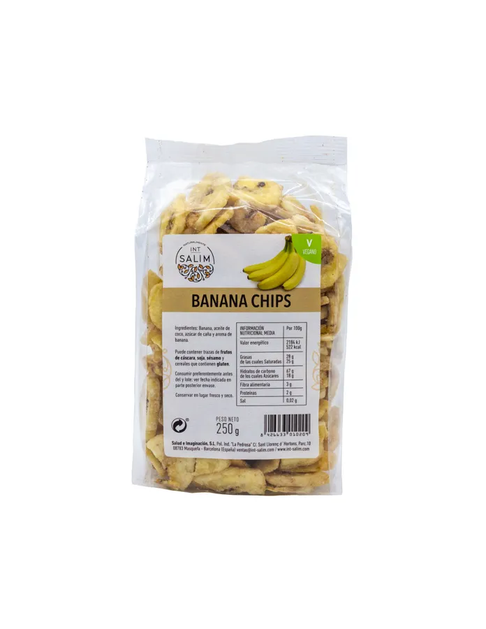 Chips de banane 250 g, Intsalim