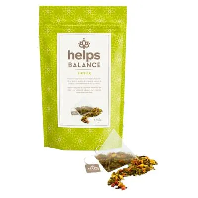 Balance detox 15 pyramid infusion bags, Helps