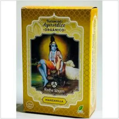 Traitement capillaire ayurvédique camomille BIO 100 g, Radhe Shyam