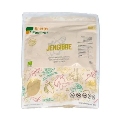 Ginger powder gluten-free ORGANIC 1 kg, Energy Feelings