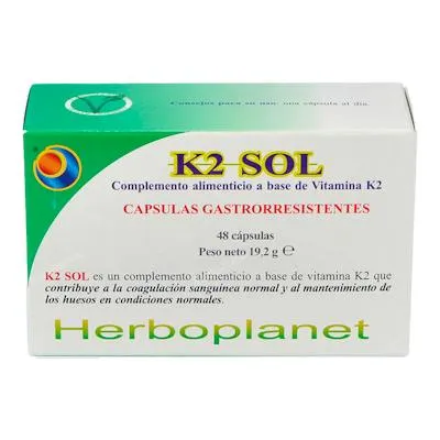 K2 sol 48 cápsulas, Herboplanet