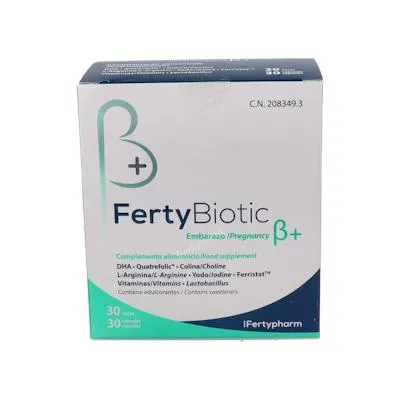 Embarazo beta 30 sticks 30 cápsulas, Fertybiotic