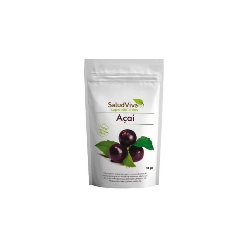 Acai polvo s/g BIO 50 g, Salud Viva