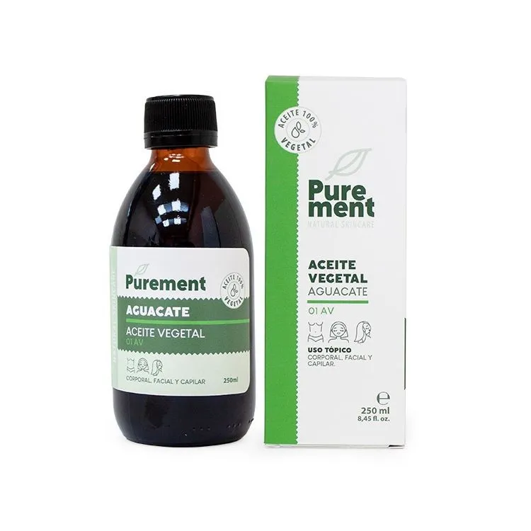 Huile Végétale d'Avocat 250 ml, Purement
