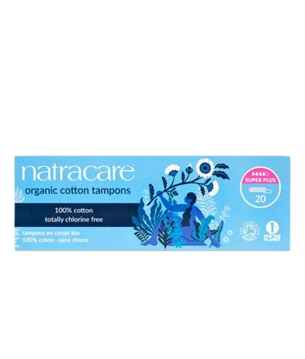 Tampón digital Súper Plus Sin aplicador 20 uds., Natracare