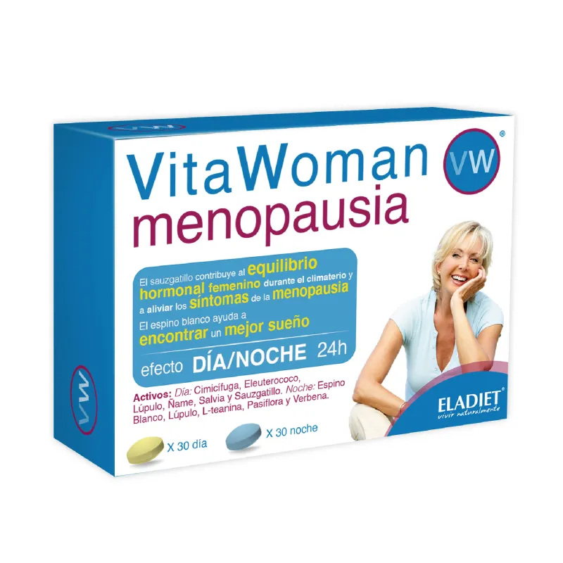 Vitawoman menopausia giorno notte 60 compresse, Eladiet