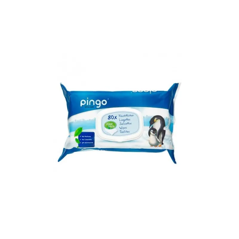 Toallitas humedas 80-unida BIO, Pingo