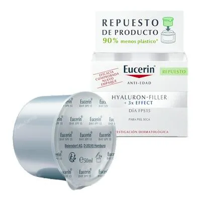 Antiedad hyal. filler día SPF 15 50 ml, Eucerin