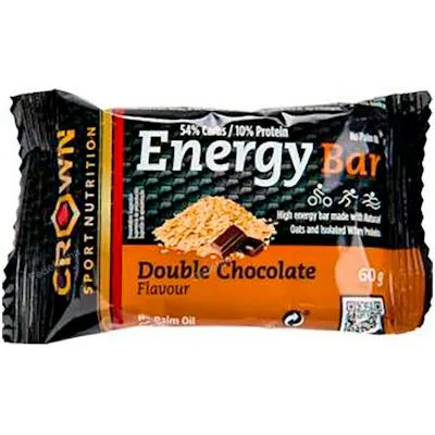 Energy bar doble choc 1 x 60 g, Crown Sport Nutrition