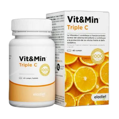 Triple C vitamina C liposomada 40 comprimidos, Eladiet