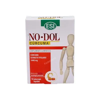 No dol cúrcuma liquida 10 cápsulas, Trepatdiet-esi