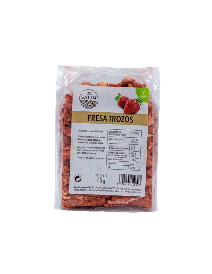 Fresa en Trozos 40 g, Intsalim