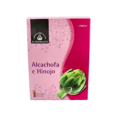 Artichaut + fenouil (minceur) 20 fioles, El Naturalista