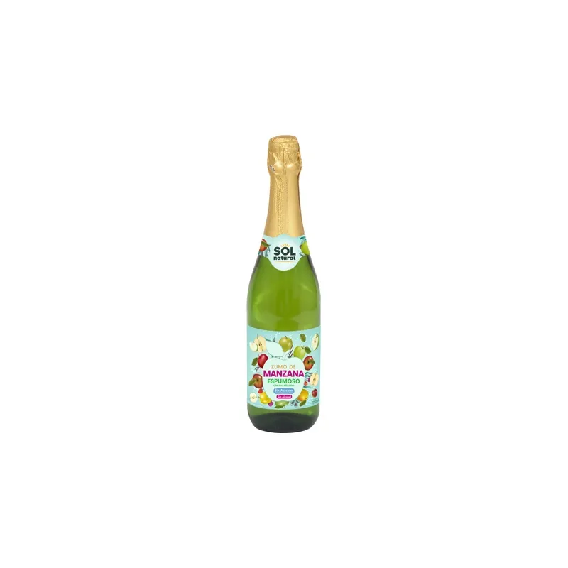 Zumo manzana espumoso sin alcohol sol n 750 ml, Sol Natural