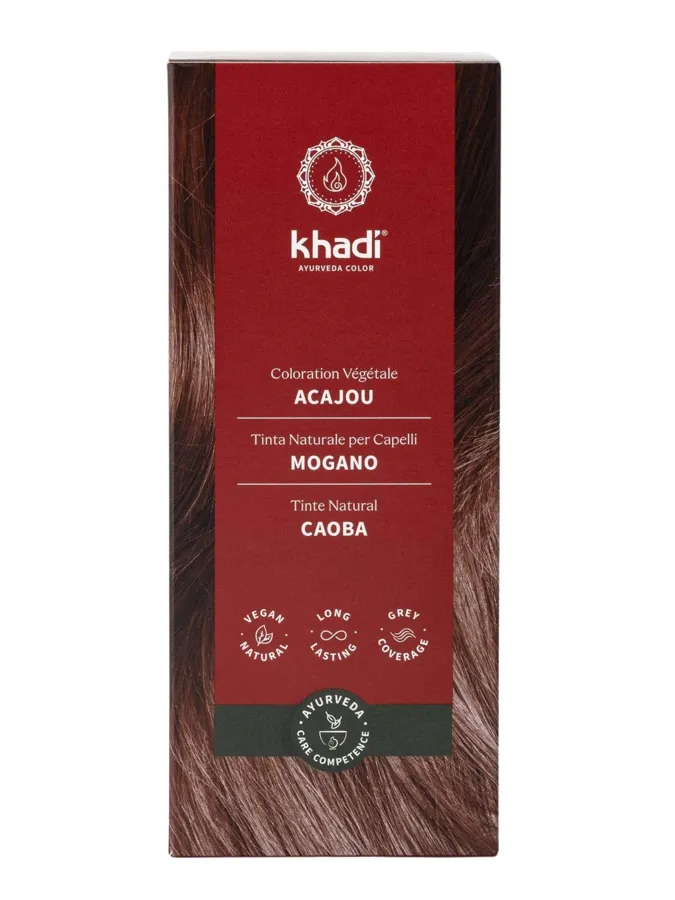 Tinte natural Castaño Caoba - Mahogany, Khadi