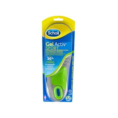 Plantillas gelactiv sport mujer 35,5-40 2un, Scholl