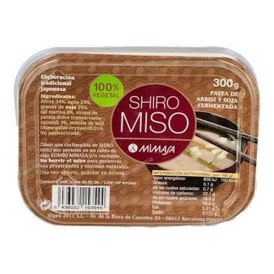 Shiro miso 300 g, Mimasa
