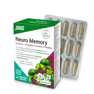 Neuro memory 30 cápsulas, Salus