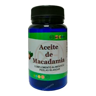 Aceite de macadamia 60 perlas, Alfa Herbal