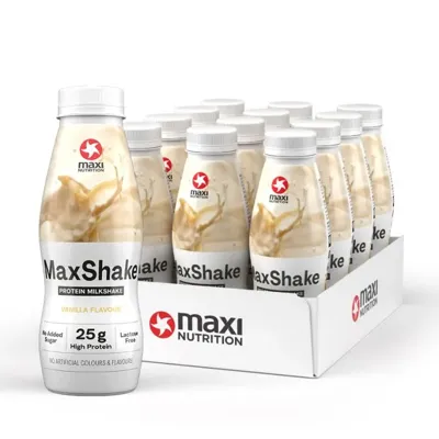 Maxshake Protein Milkshake Vanilla 330 ml, Maxi Nutricion