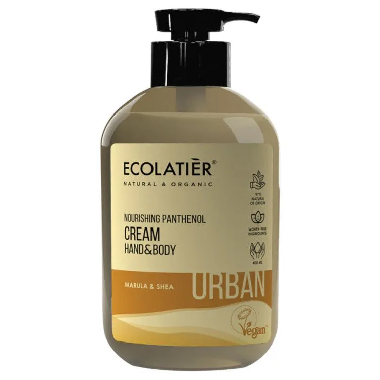 Hand- und Körpercreme mit Panthenol zur Pflege, Ecolatier