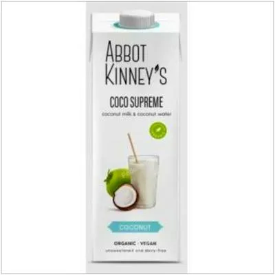 Organic coconut supreme plant-based drink 1 l, 6 units, Abbot Kinney´s